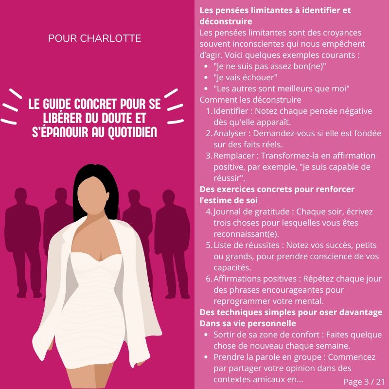 Conseils personnalisés en 24h